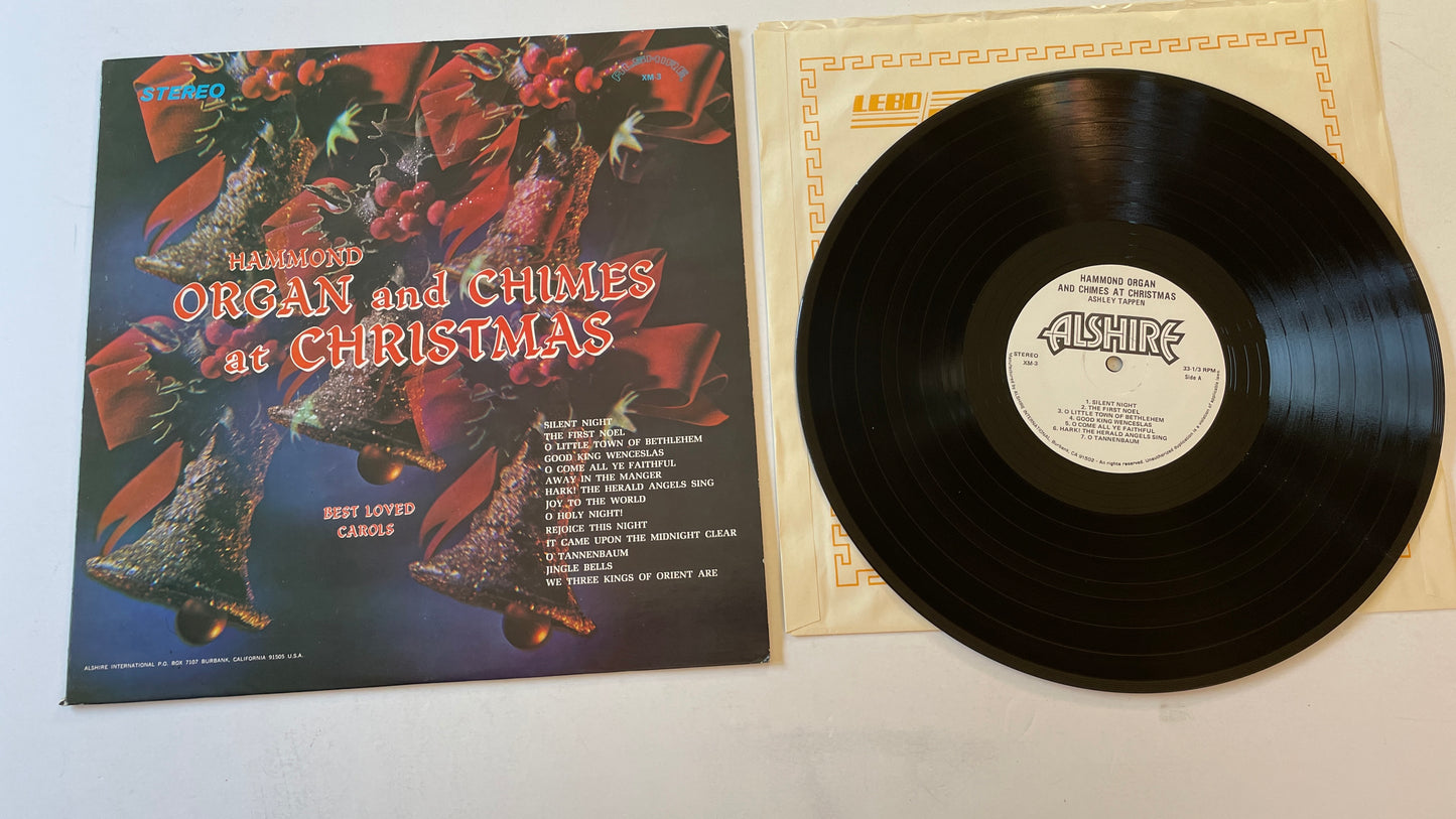 Ashley Tappen Hammond Organ And Chimes At Christmas Used Vinyl LP VG+\VG+