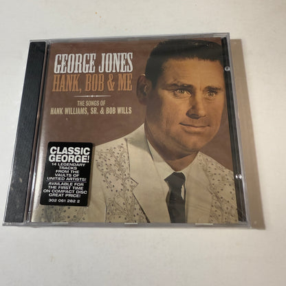 George Jones Hank, Bob & Me New Sealed CD M\M