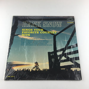 Hank Snow Hank Snow Sings Your Favorite Country Hits Used Vinyl LP VG+\VG+