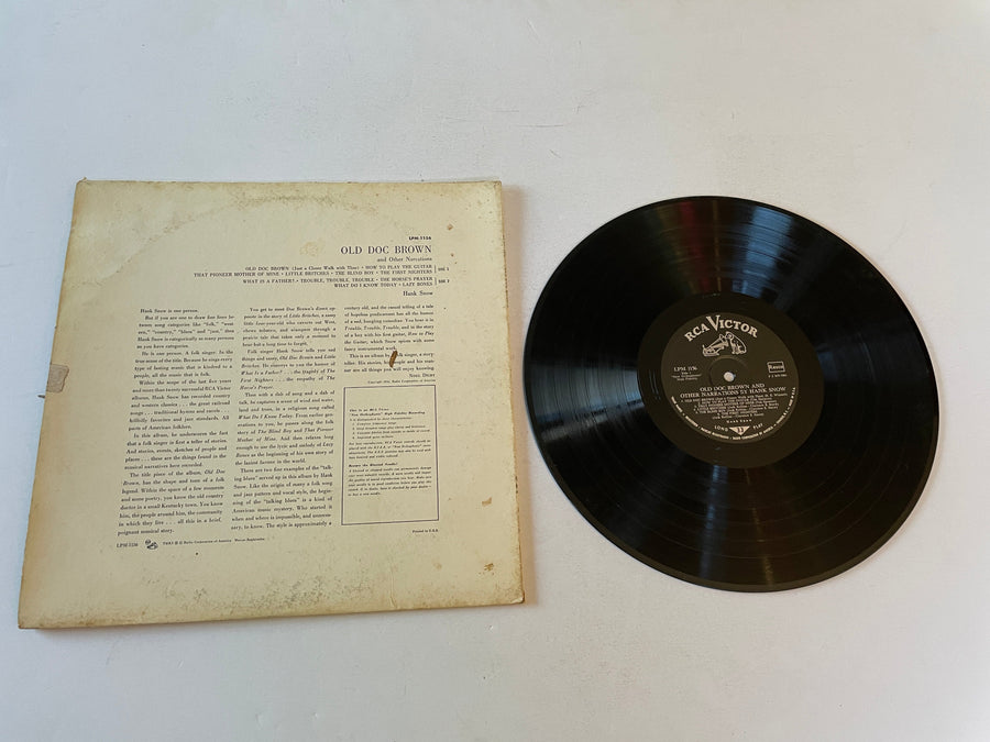 Hank Snow Old Doc Brown Used Vinyl LP VG+\G+