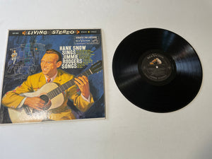Hank Snow Sings Jimmie Rodgers Song Used Vinyl LP VG+\VG