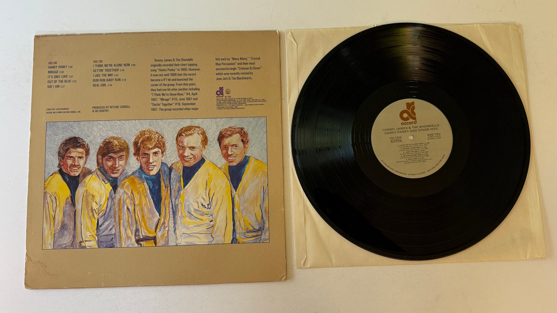 Tommy James & The Shondells Hanky Panky And Other Hits Used Vinyl LP VG+\VG