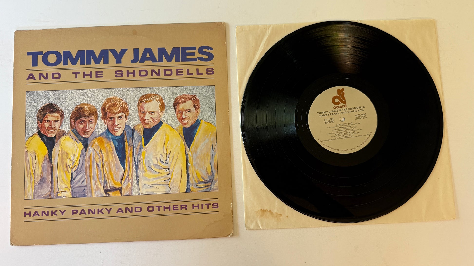 Tommy James & The Shondells Hanky Panky And Other Hits Used Vinyl LP VG+\VG