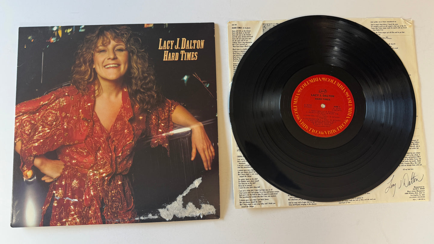 Lacy J. Dalton Hard Times Used Vinyl LP VG+\VG