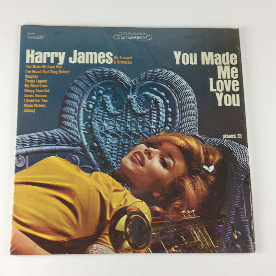 Harry James His Trumpet & Orchestra ‎– You Made Me Love You Used Vinyl LP VG+\VG+