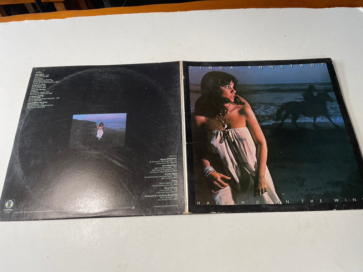 Linda Ronstadt Hasten Down The Wind Used Vinyl EP VG+\VG