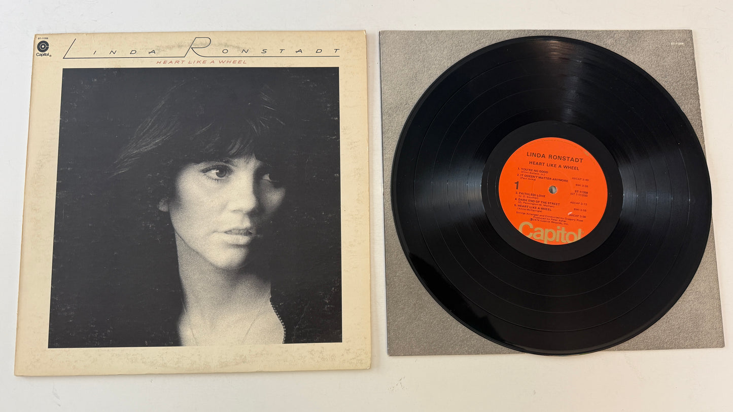 Linda Ronstadt Heart Like A Wheel Used Vinyl LP VG+\VG