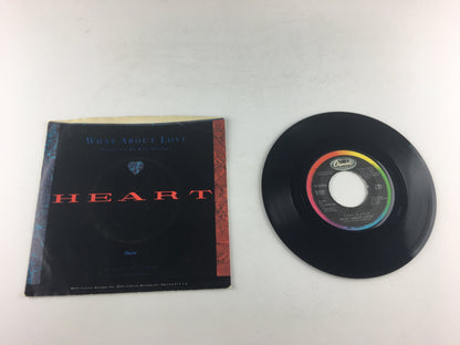 Heart What About Love Used 45 RPM 7" Vinyl VG\VG