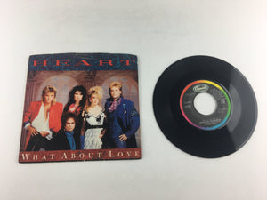 Heart What About Love Used 45 RPM 7" Vinyl VG\VG