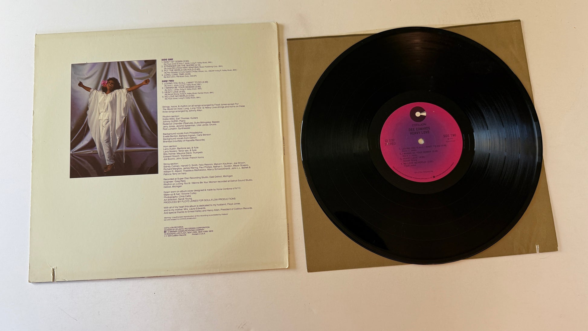 Dee Edwards Heavy Love Used Vinyl LP VG+\VG