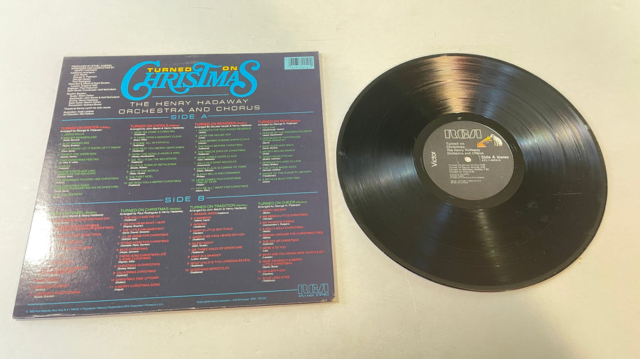 Henry Hadaway Turned On Christmas Used Vinyl LP VG+\VG+