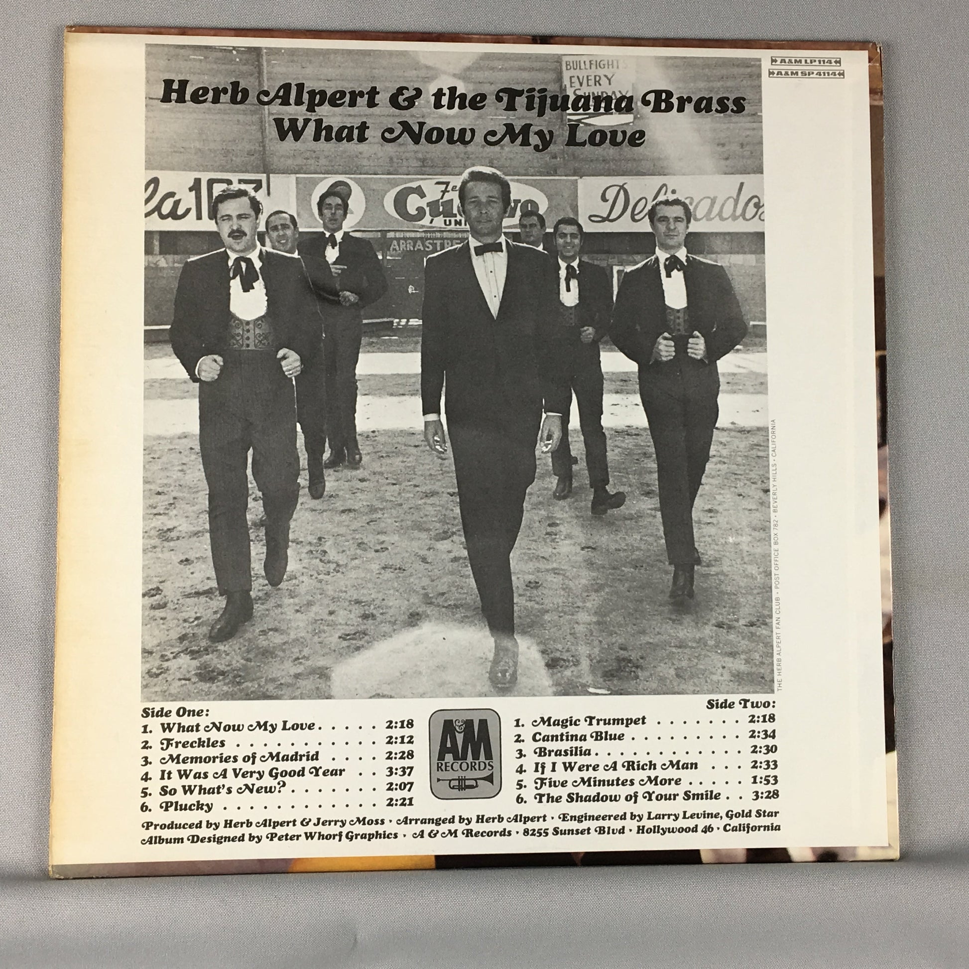 Herb Alpert & The Tijuana Brass ‎ What Now My Love - Orig Press \ Black