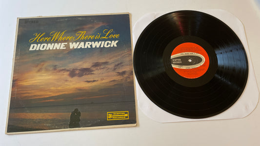 Dionne Warwick Here Where There Is Love Used Vinyl LP VG+\VG