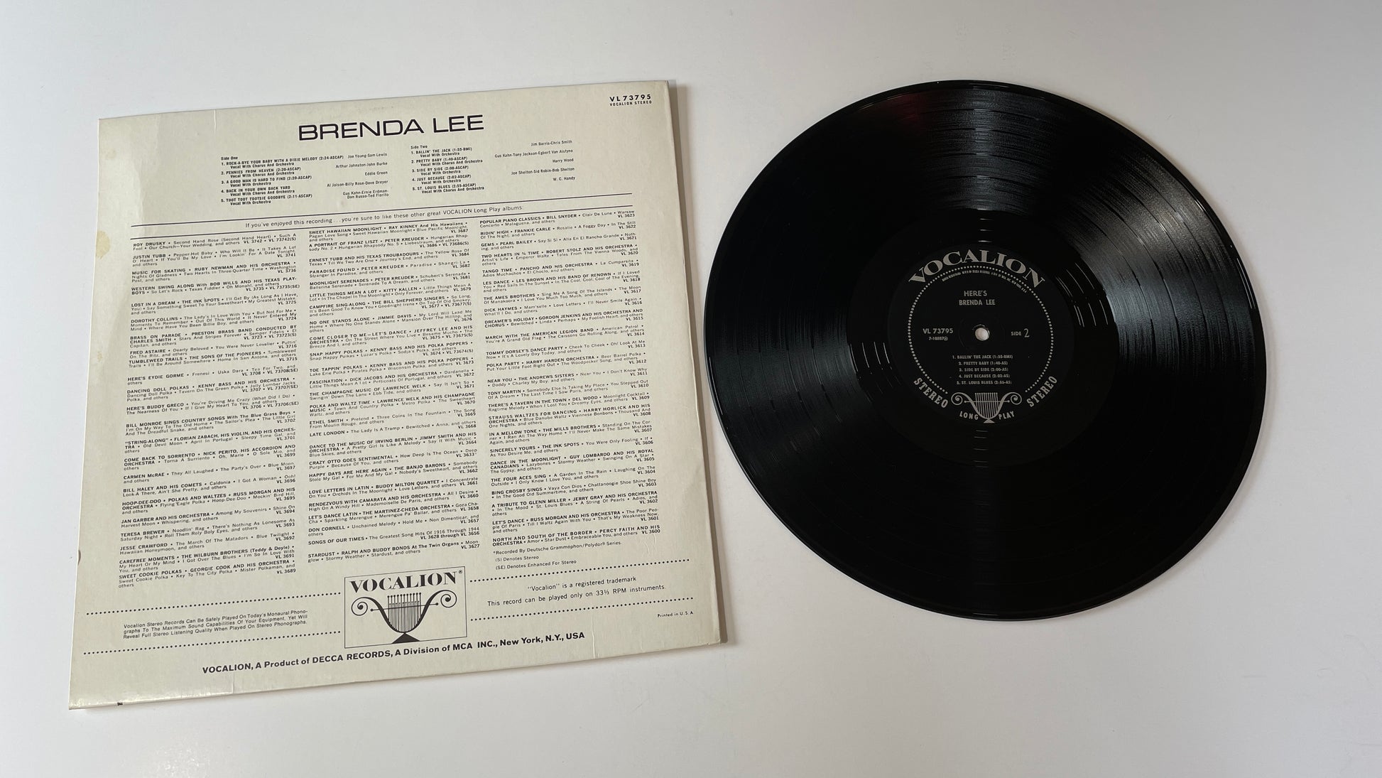 Brenda Lee Here's Brenda Lee! Used Vinyl LP VG+\VG