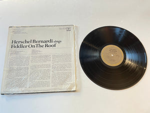 Herschel Bernardi Herschel Bernardi Sings Fiddler On The Roof Used Vinyl LP VG\VG