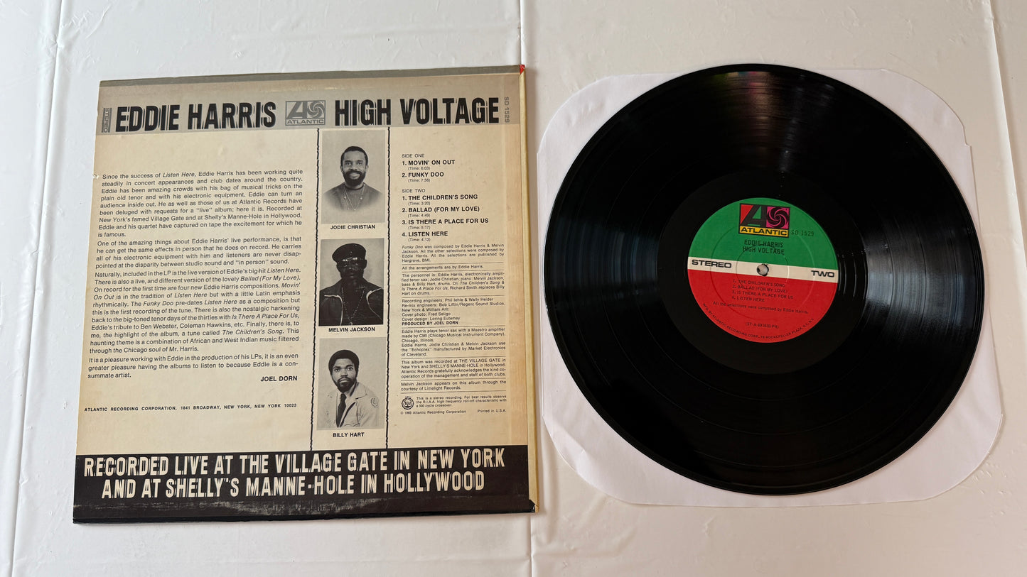Eddie Harris High Voltage Used Vinyl LP VG\VG