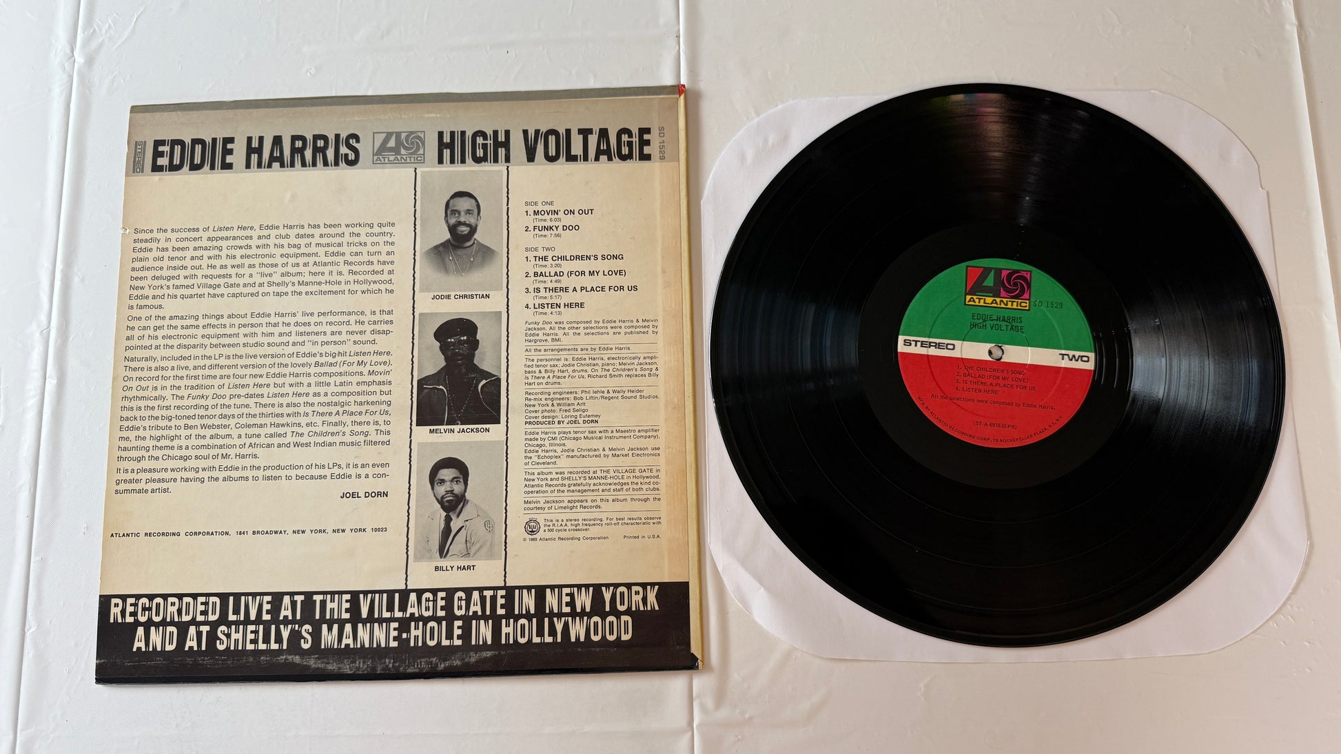 Eddie Harris High Voltage Used Vinyl LP VG\VG