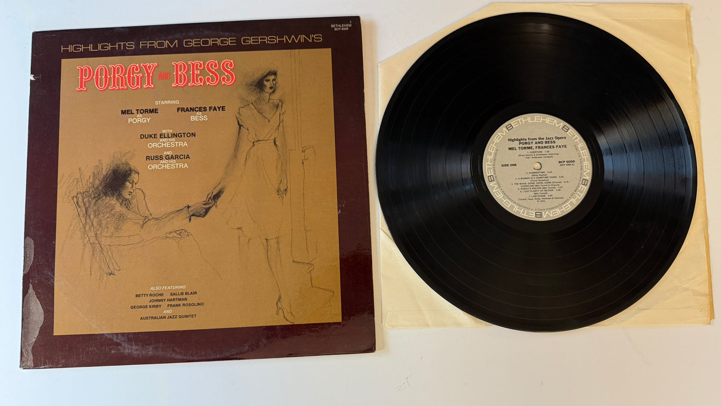 Mel Tormé Highlights From George Gershwin's "Porgy And Bess" Used Vinyl LP VG+\G+