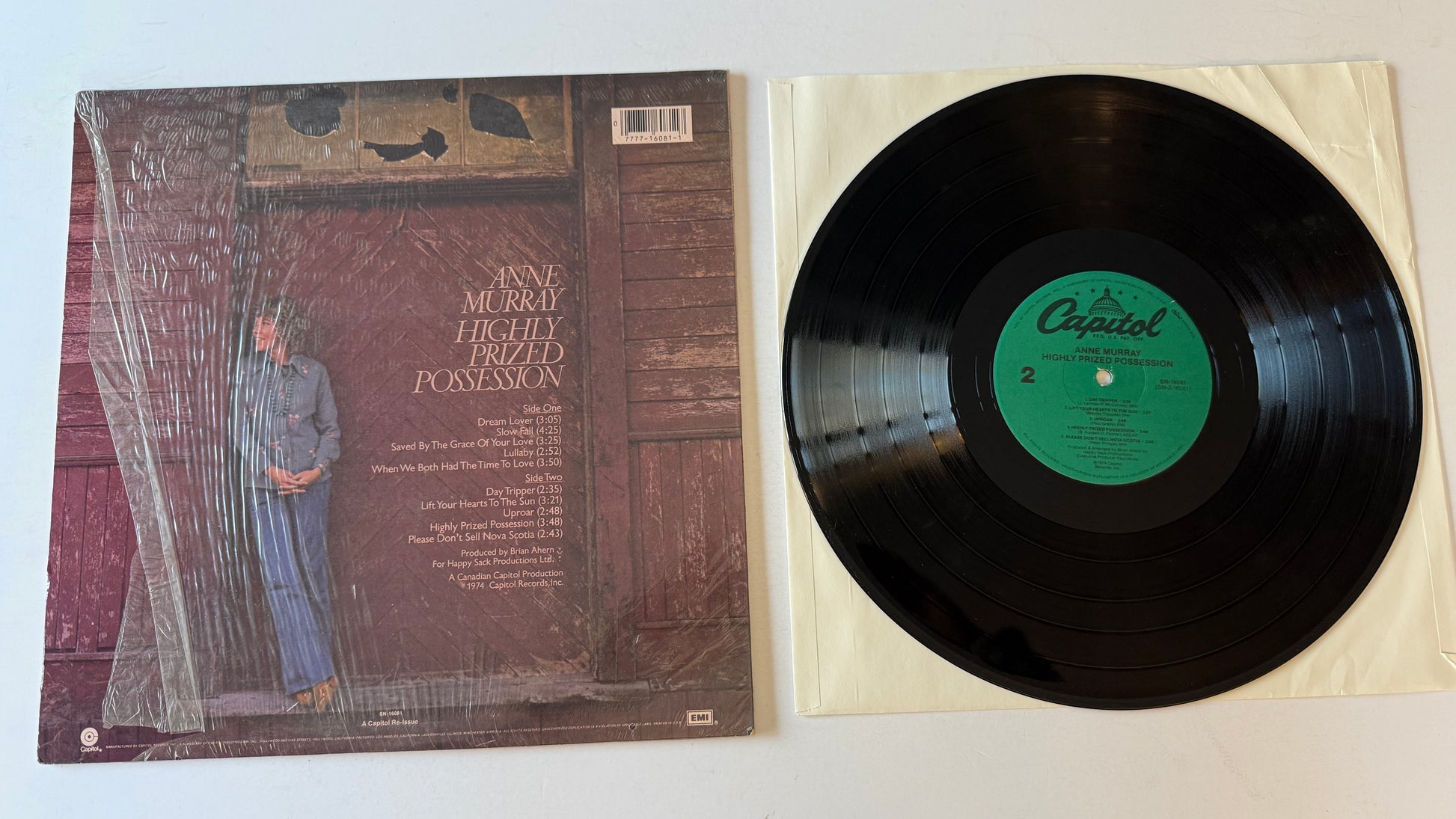Anne Murray Highly Prized Possession Used Vinyl LP VG+\VG+