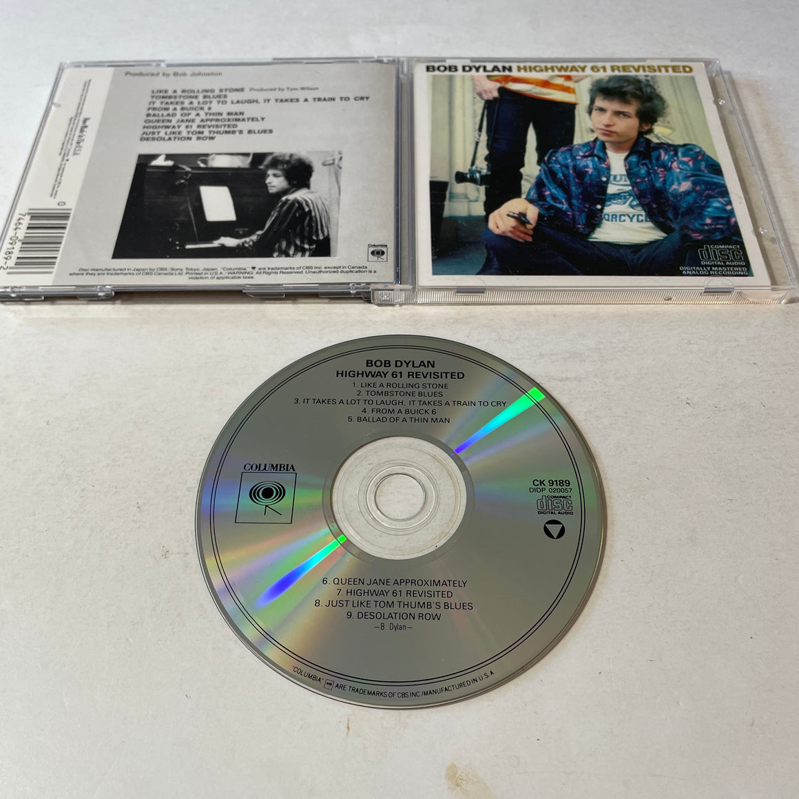 Bob Dylan Highway 61 Revisited Used CD VG+\VG+