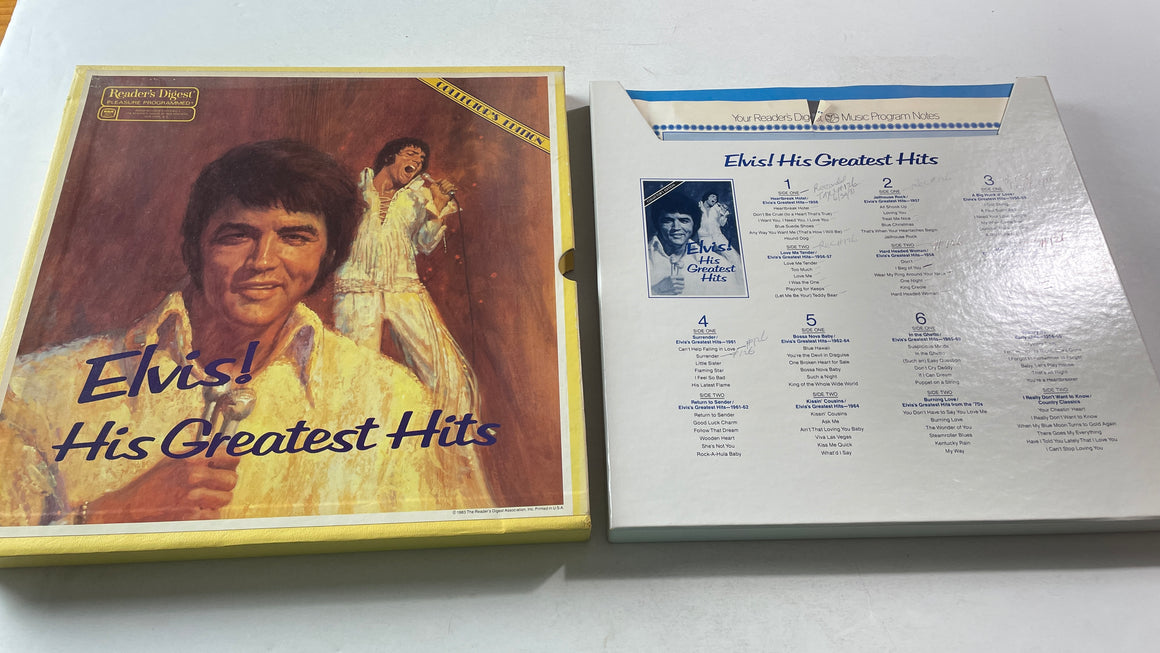 Elvis Presley His Greatest Hits Used Vinyl Box Set VG+\VG+