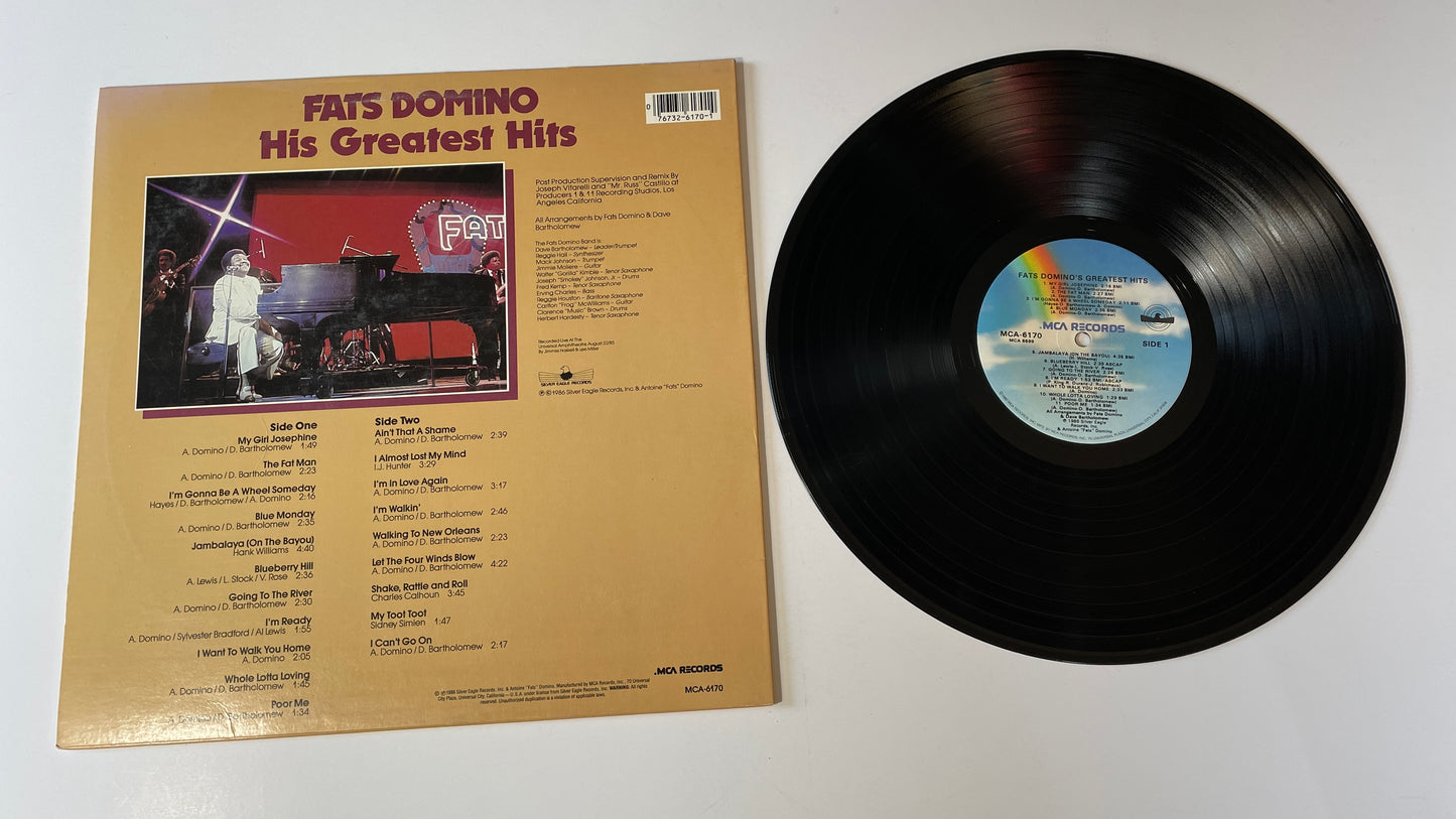 Fats Domino His Greatest Hits Used Vinyl LP VG+\VG+