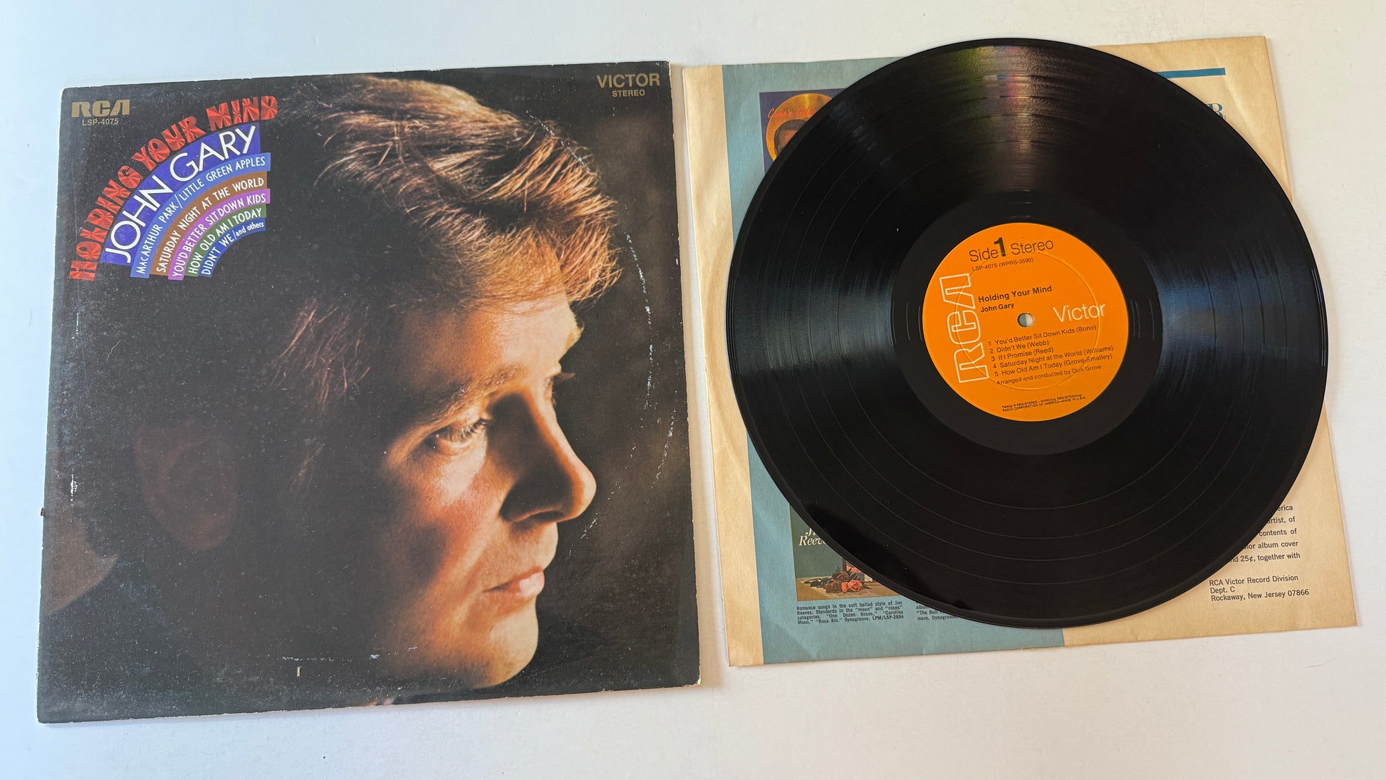 John Gary Holding Your Mind Used Vinyl LP VG+\VG