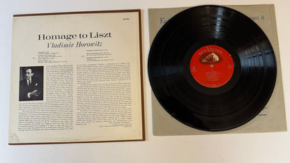 Vladimir Horowitz Homage To Liszt Used Vinyl LP VG\VG