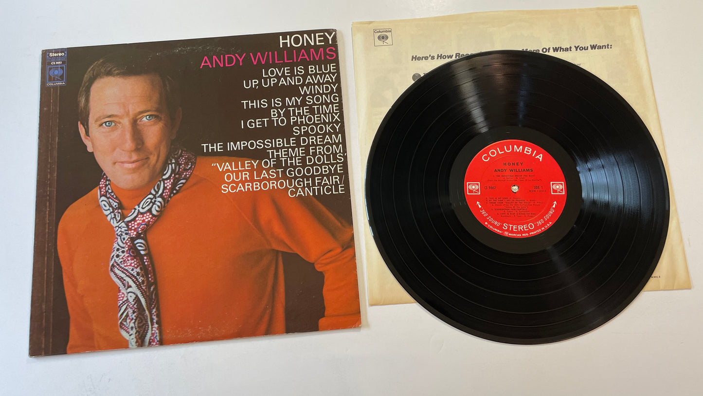 Andy Williams Honey Used Vinyl LP VG+\VG+