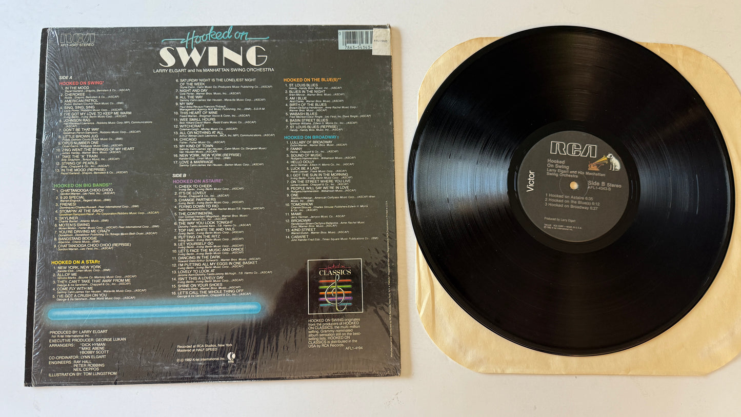 Larry Elgart And His Manhattan Swing Orchestra Hooked On Swing Used Vinyl LP VG+\VG