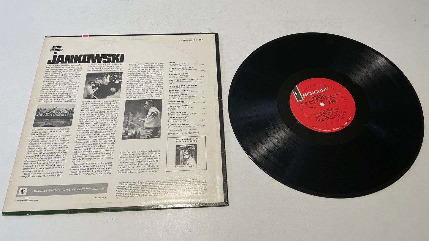 Horst Jankowski More Genius Of Horst Jankowski Used Vinyl LP VG+\VG