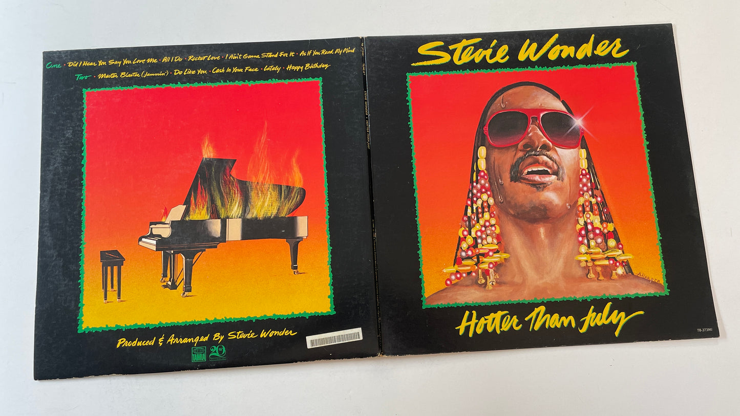 Stevie Wonder Hotter Than July Used Vinyl LP VG+\VG