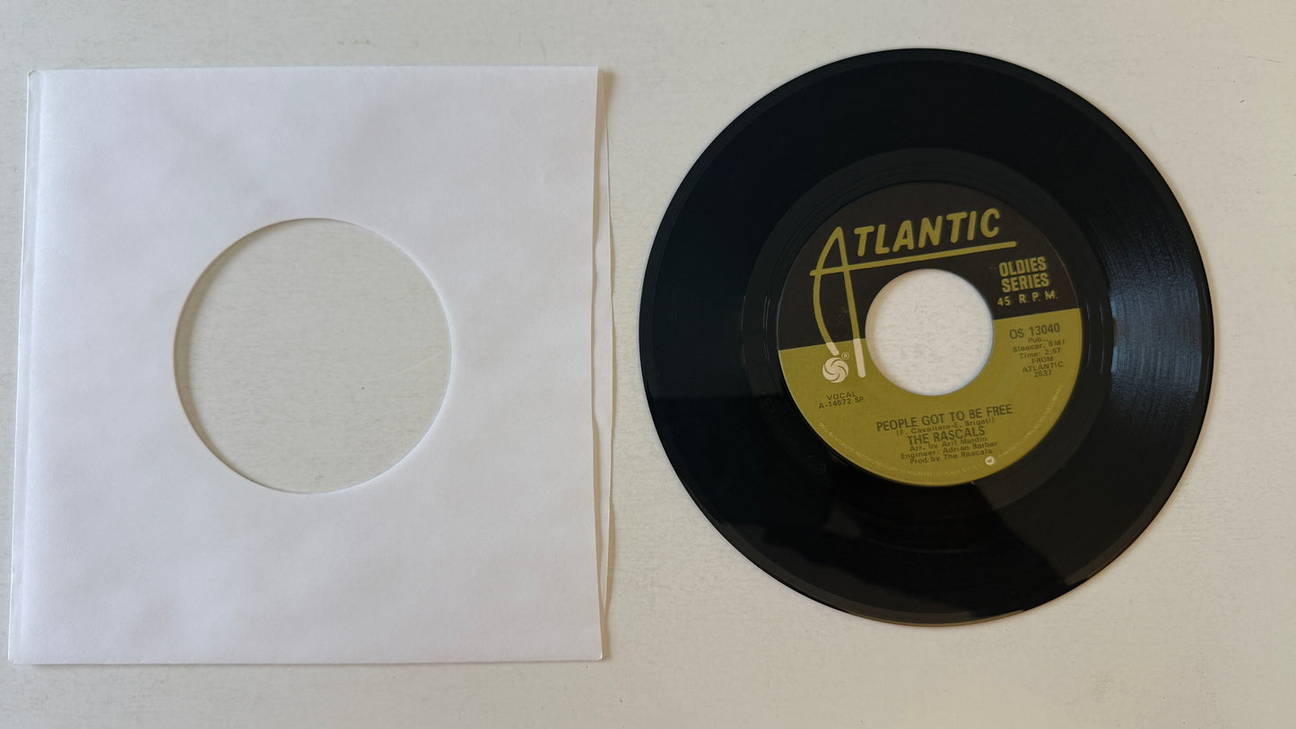 The Young Rascals How Can I Be Sure / People Got To Be Free Used 45 RPM 7" Vinyl VG+\