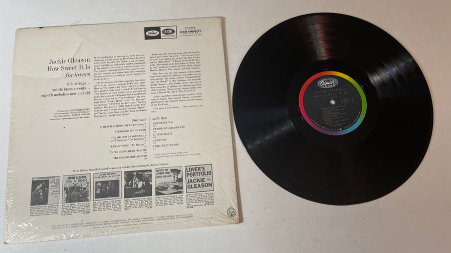Jackie Gleason How Sweet It Is For Lovers Used Vinyl LP VG+\VG+