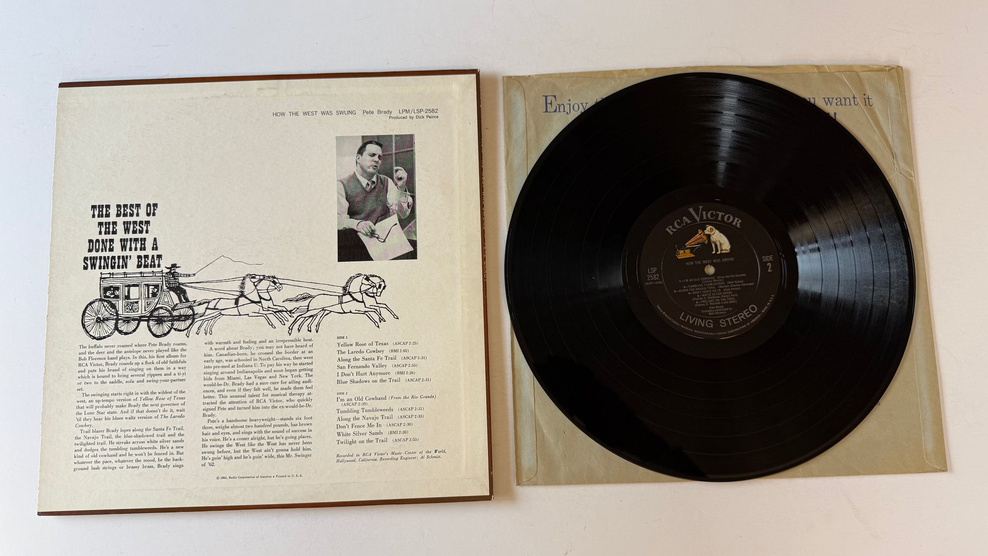 Peter Brady How The West Was Swung Used Vinyl LP VG+\VG