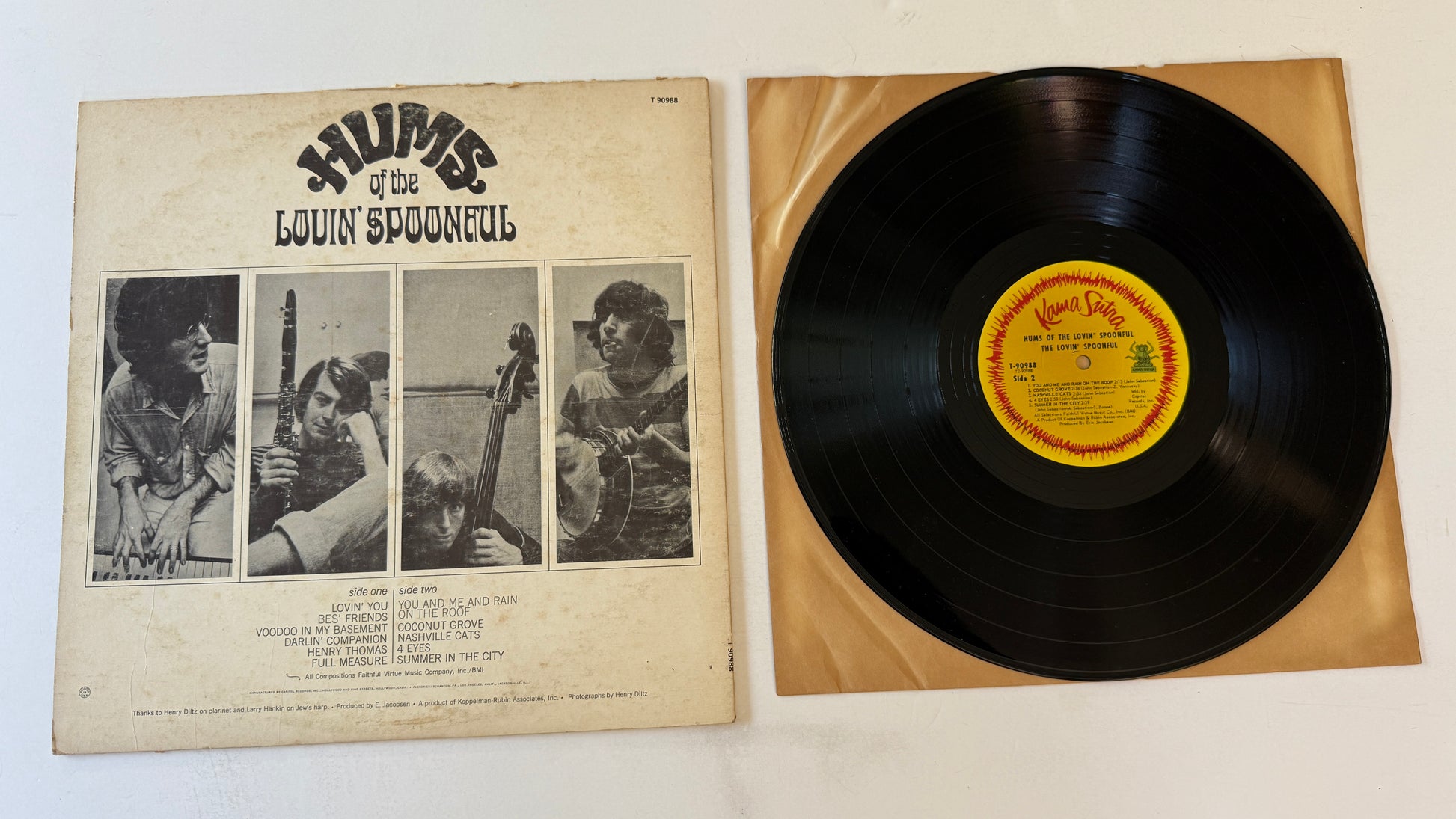 The Lovin' Spoonful Hums Of The Lovin' Spoonful Used Vinyl LP VG+\G+