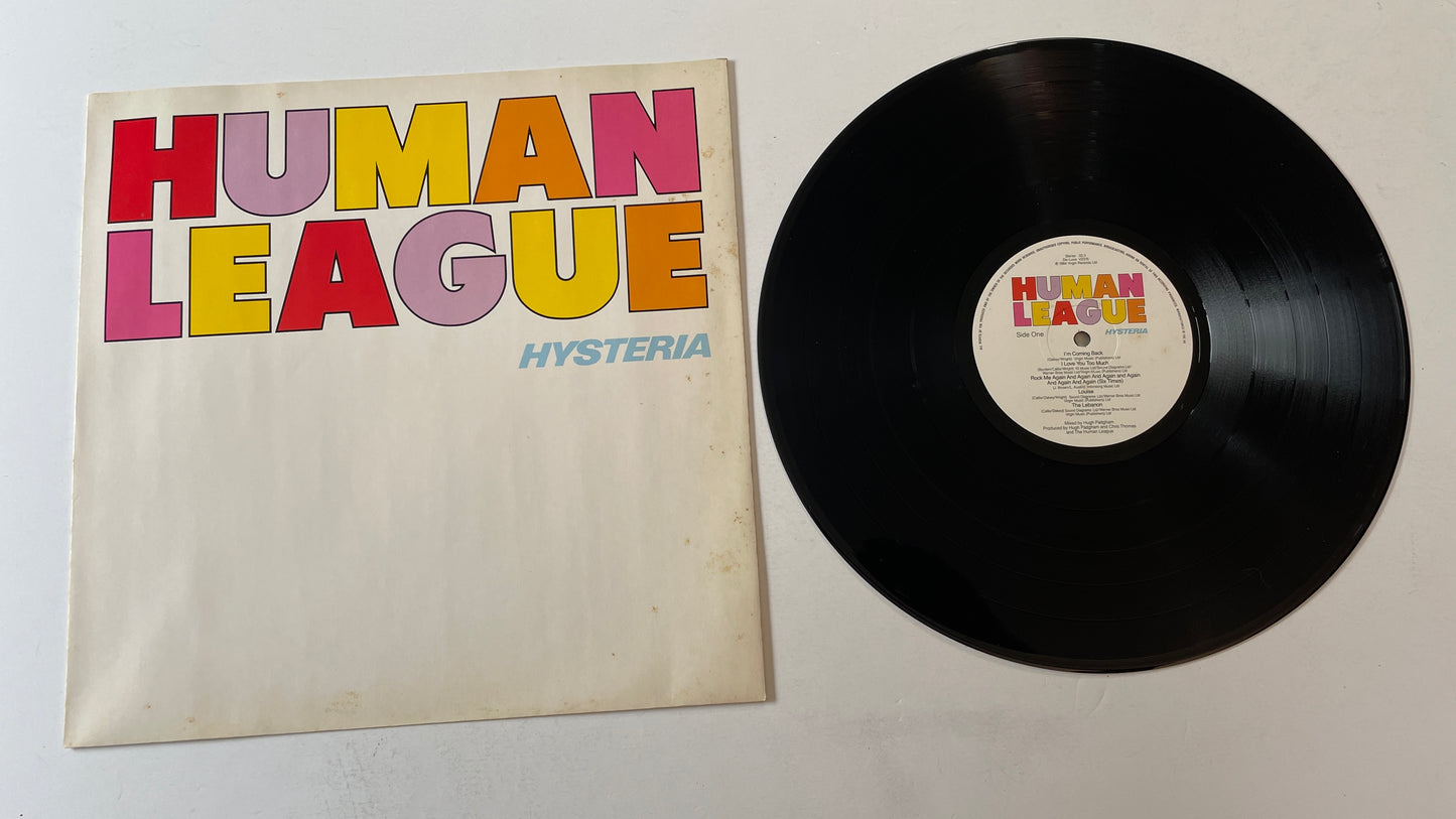 The Human League Hysteria Used Vinyl LP VG+\VG