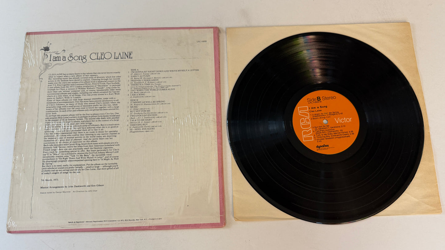 Cleo Laine I Am A Song Used Vinyl LP VG+\VG+