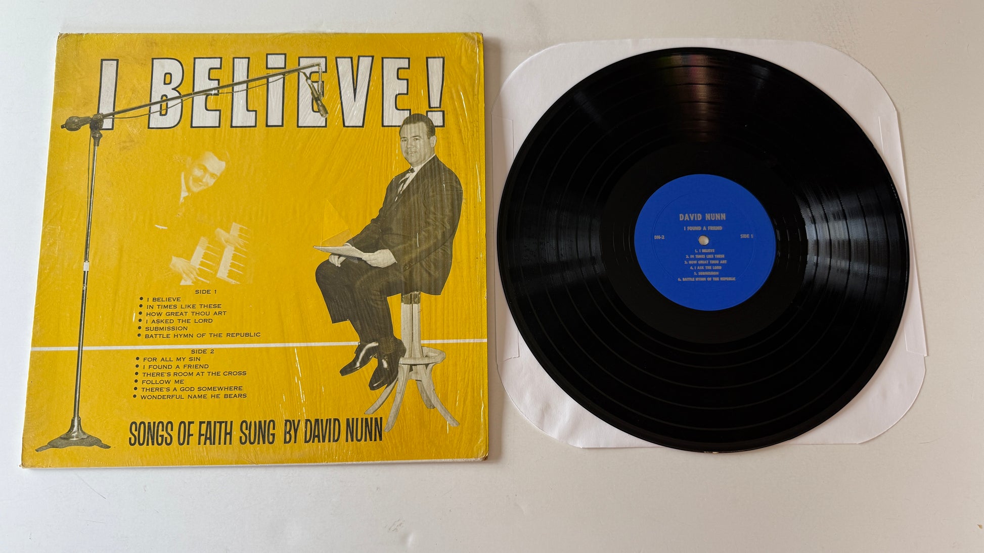 David Nunn I Believe! Used Vinyl LP VG+\VG+