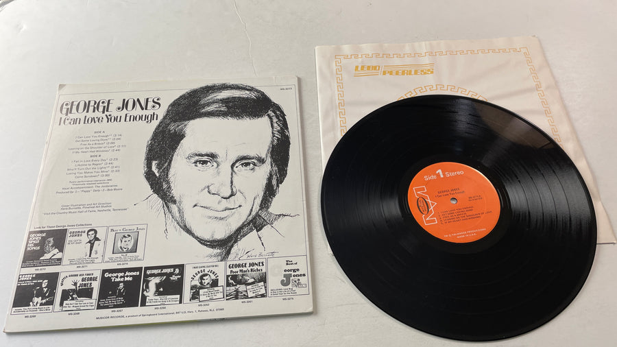 George Jones I Can Love You Enough Used Vinyl LP VG+\VG+