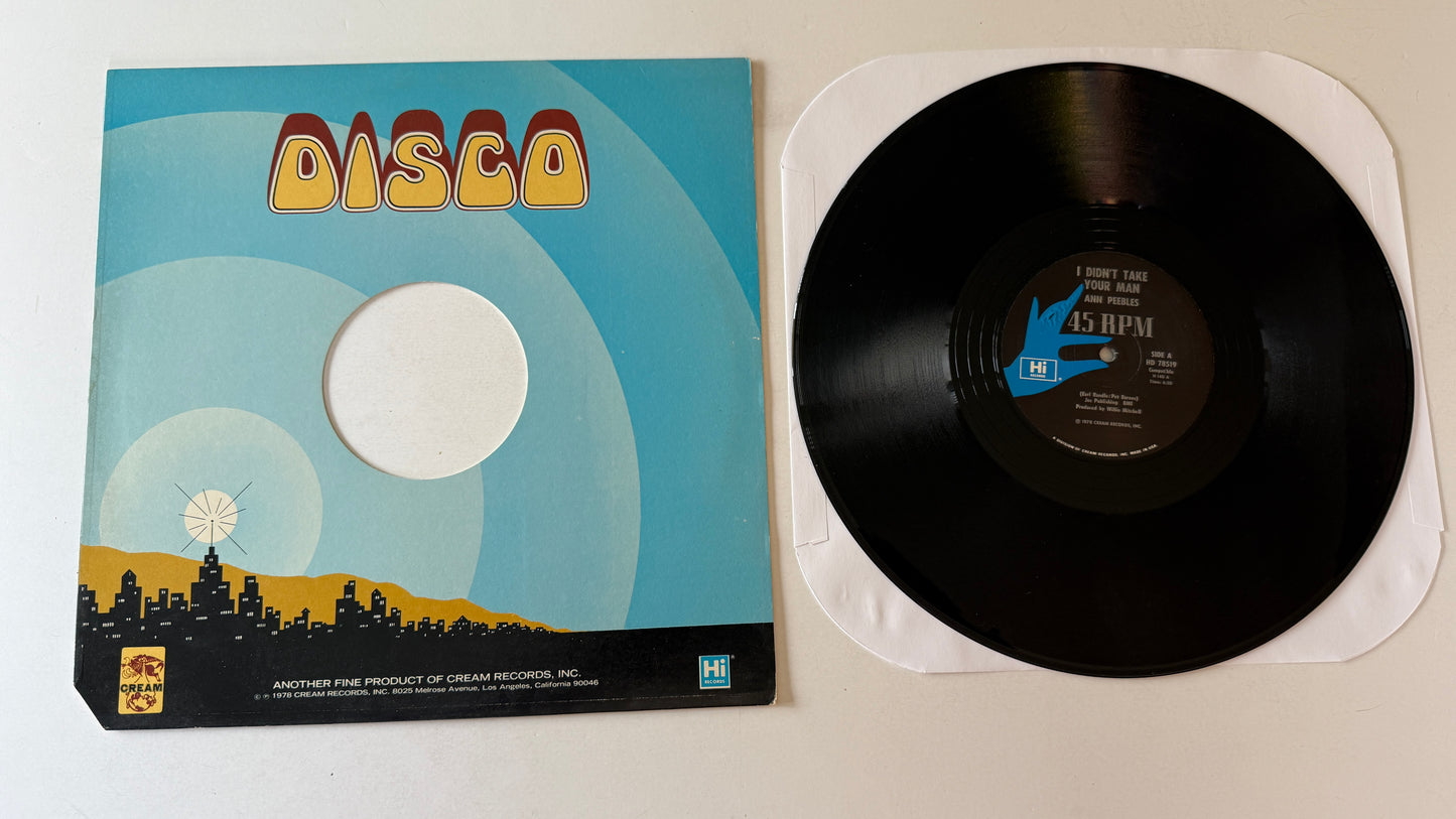 Ann Peebles I Didn't Take Your Man 12" Used Vinyl Single VG+\VG+