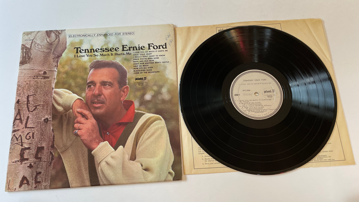 Tennessee Ernie Ford I Love You So Much It Hurts Me Used Vinyl LP VG+\VG+