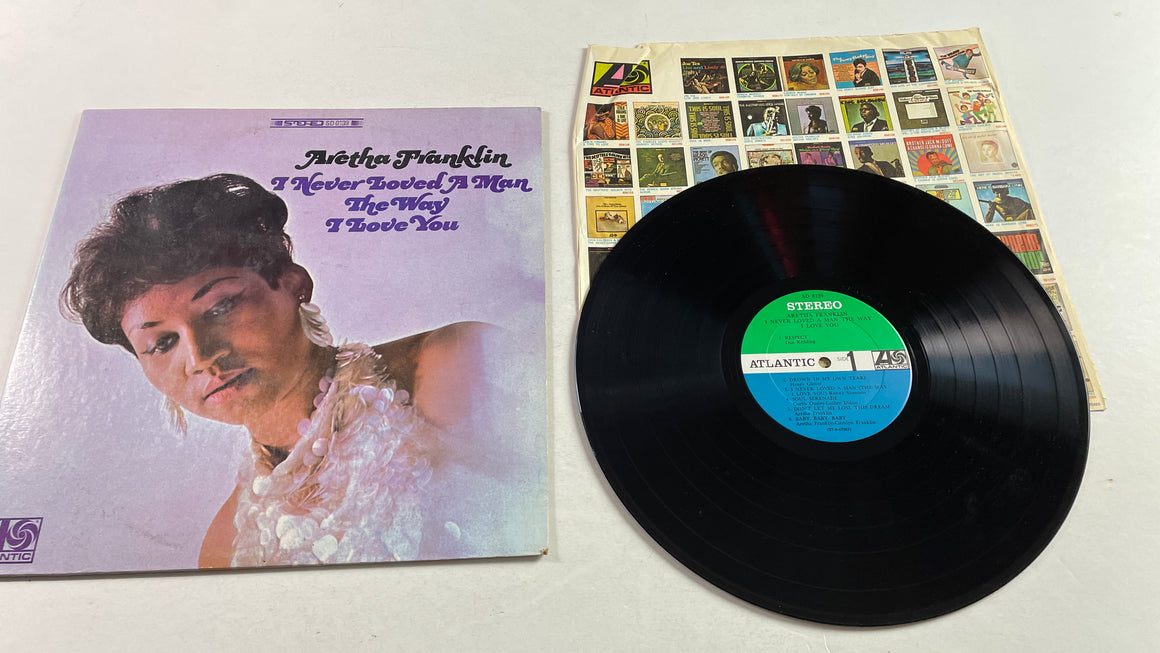 Aretha Franklin I Never Loved A Man The Way I Love You Used Vinyl LP VG+\VG