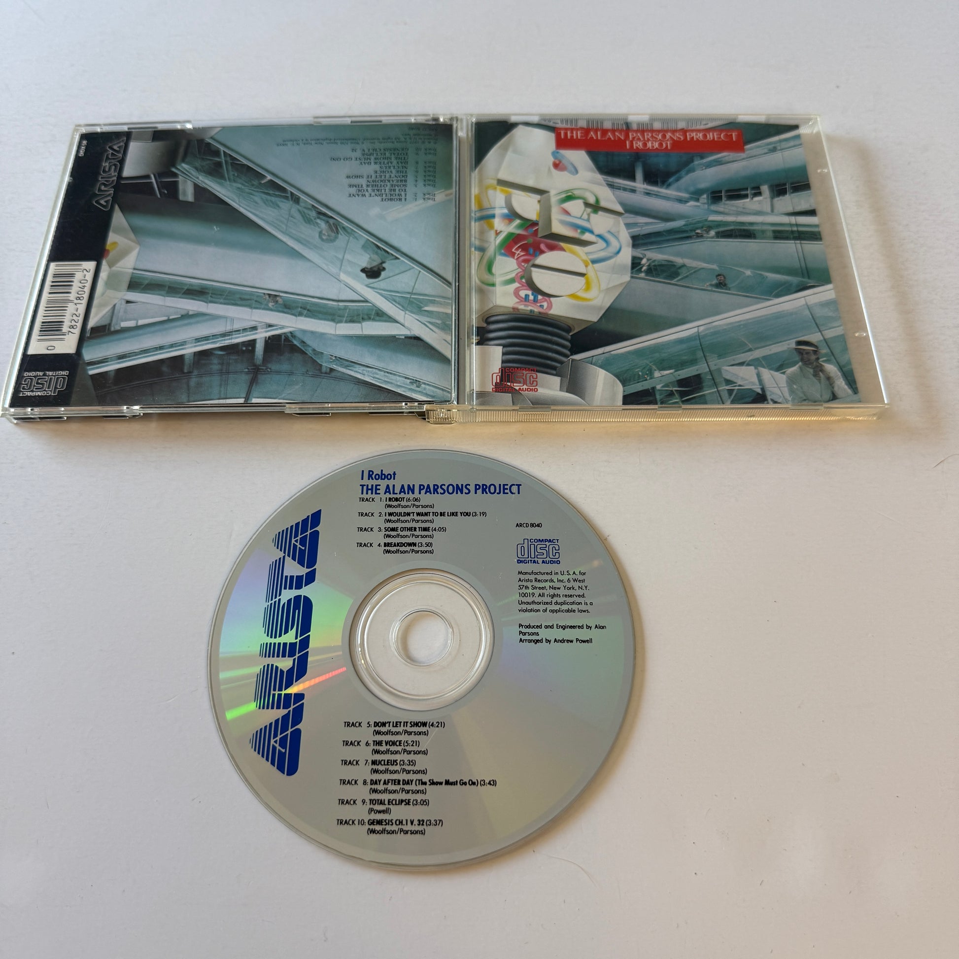 The Alan Parsons Project I Robot Used CD VG+\VG+