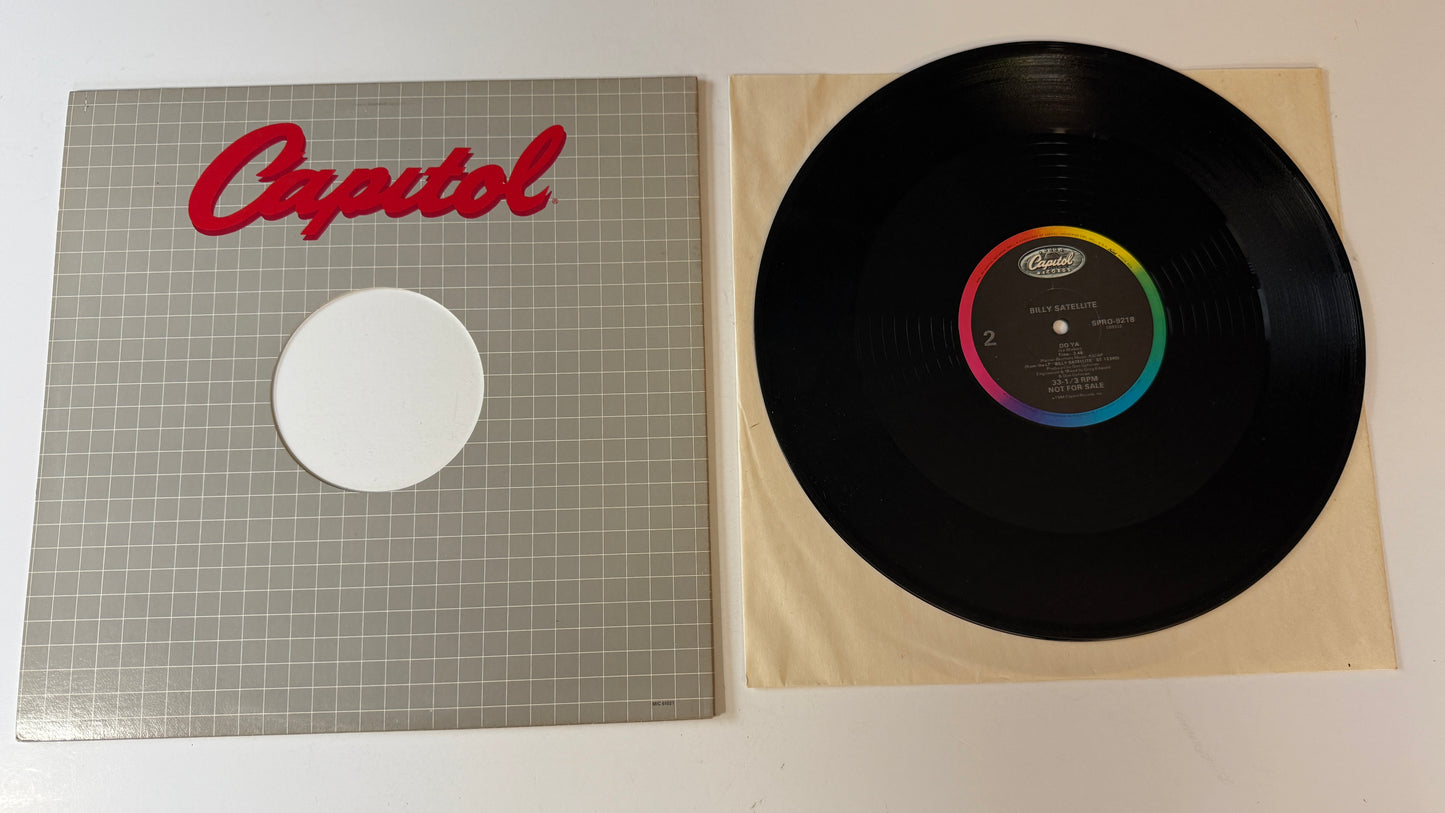Billy Satellite I Wanna Go Back Promo 12"Used Vinyl Single VG+\VG+