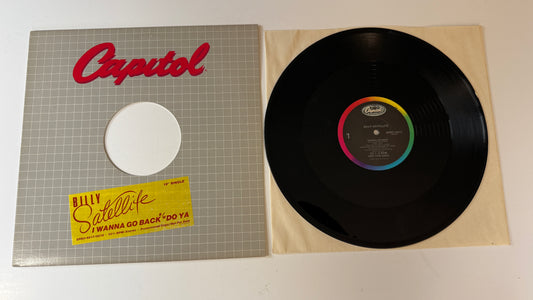 Billy Satellite I Wanna Go Back Promo 12"Used Vinyl Single VG+\VG+