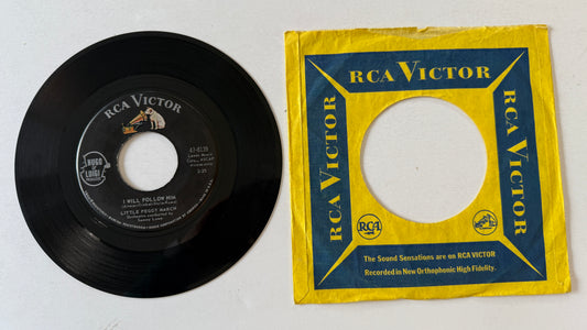 Peggy March I Will Follow Him Used 45 RPM 7" Vinyl VG+\VG