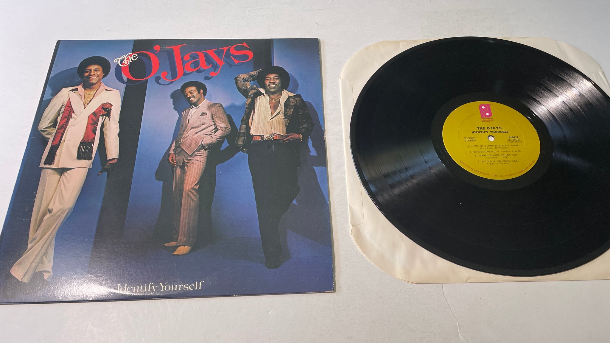 The O'Jays Identify Yourself Used Vinyl LP VG+\VG+ - Slow Turnin Vinyl