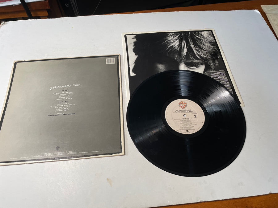 Michael McDonald If That's What It Takes Used Vinyl LP VG+\VG+