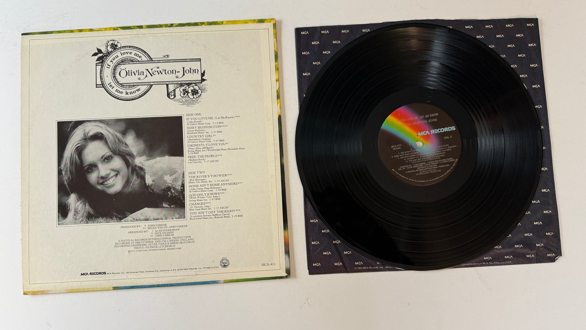 Olivia Newton-John If You Love Me Let Me Know Used Vinyl LP VG+\VG+